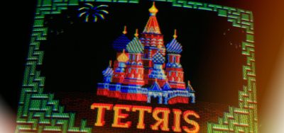 Schermata iniziale di Tetris