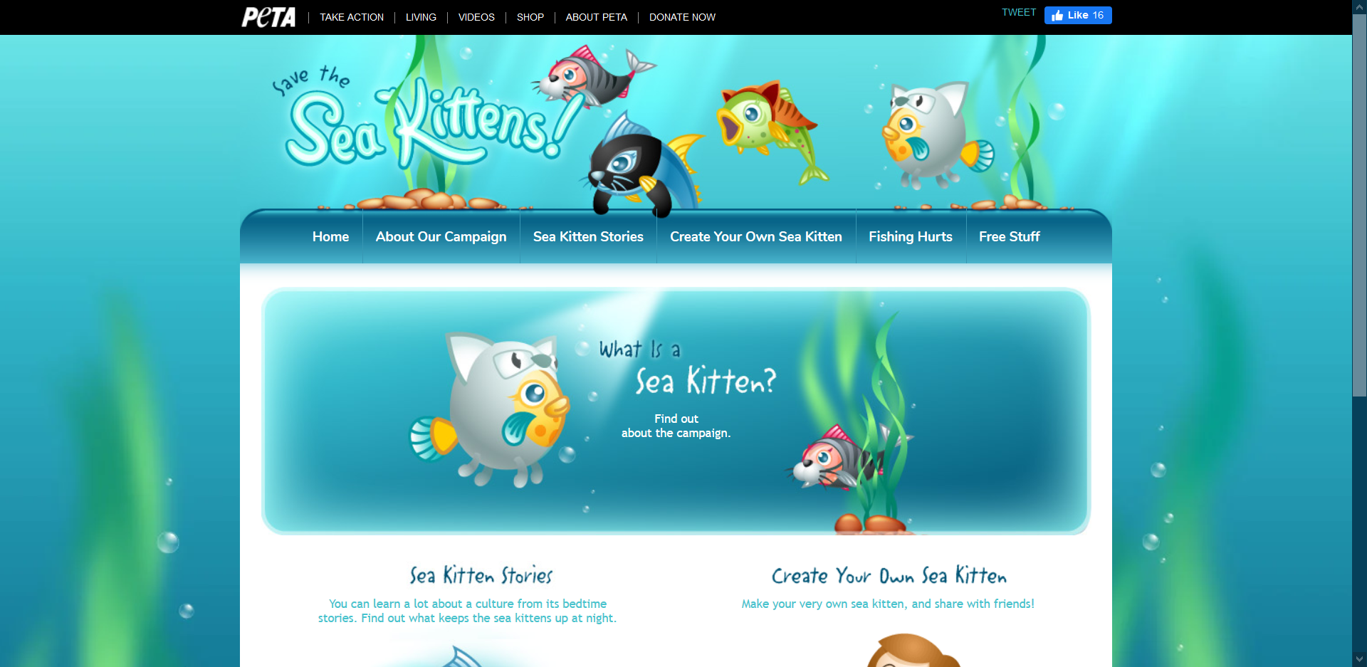 Save The Sea Kittens!